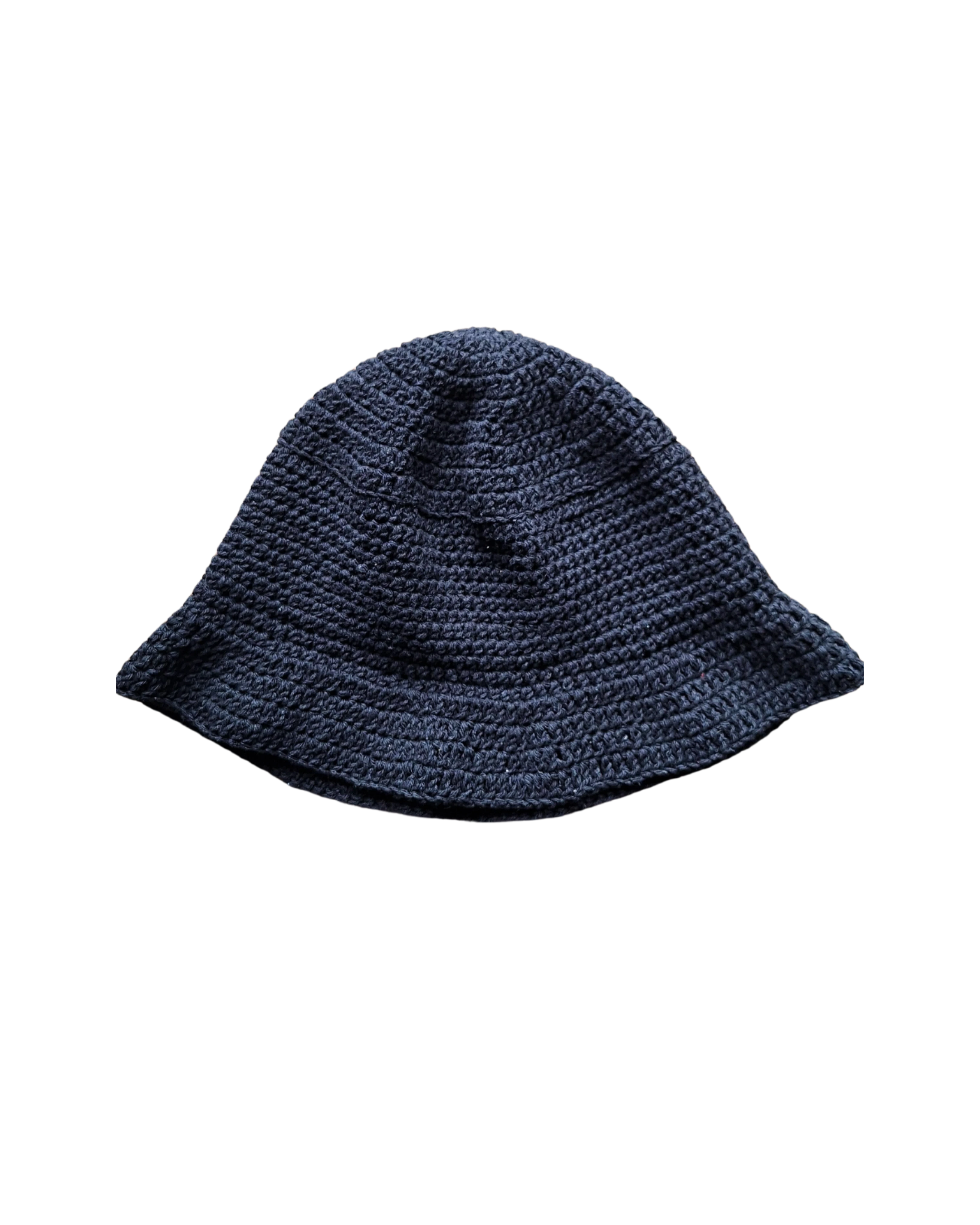 chapéu de crochê preto